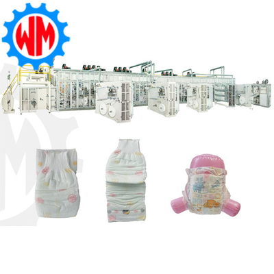 kaufen 2025 Neue Vollservo-Babywindelmachine mit PLC-Steuerung und Verpackungssystem Online-Herstellung