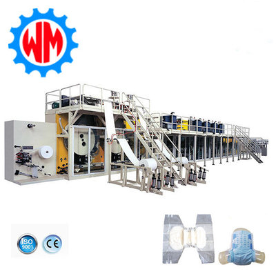kaufen Hochgeschwindigkeits-Full-Servo-Erwachsenenwindelmach-Maschine online manufacture