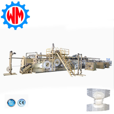 kaufen Hochgeschwindigkeits-Fullservo-Produktionslinie für Windeln für Erwachsene online manufacture