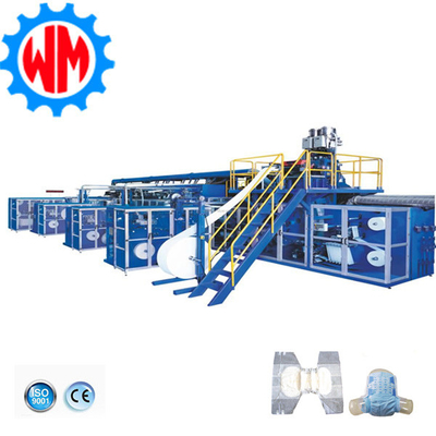kaufen 380V Erwachsenen Windeln Produktionslinie Customizable Erwachsenen Windeln Packing Machine online manufacture