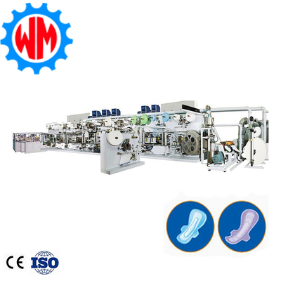 kaufen High Speed Automatic Packaging Sanitary Pad Making Machine PLC Control  Online-Herstellung