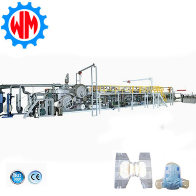 kaufen Versatile Full Servo Adult Diaper Making Machine for Various Sizes and Styles of Diapers Online-Herstellung