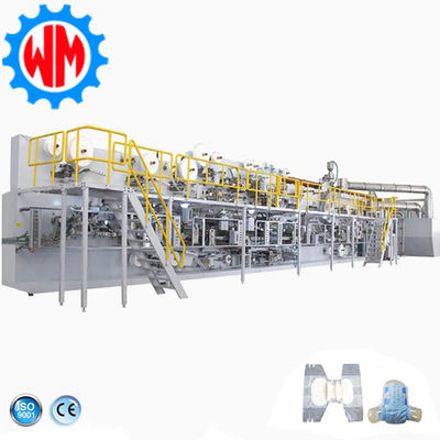 kaufen High-Performance Full Servo Adult Diaper Making Machine for Large-Scale Production Needs Online-Herstellung