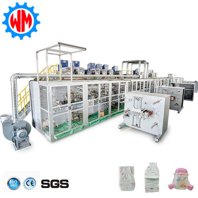 kaufen 800Pcs/Min Full Servo Baby Diaper Making Machine Unstandard Customized CE ISO9001 Factory Online-Herstellung