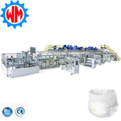 kaufen 600Pcs/Min Baby Pull-Ups Diaper Training Pants Making Machine Full Servo Smart Panel Control Online-Herstellung