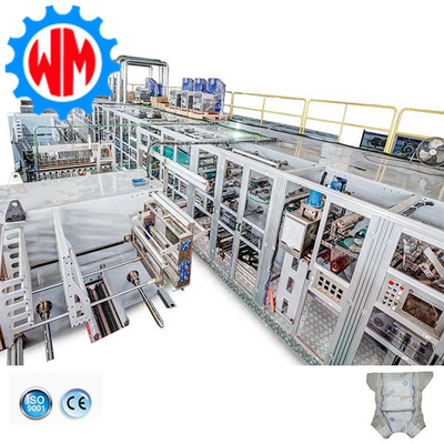 High Efficiency Full Servo Baby Windeln Produktionslinie PLC Steuerung Weltweit Export