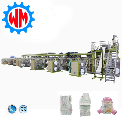 Vollservo-Babywindel-Produktionslinie Automatisierung Steuerungssystem hohe Effizienz