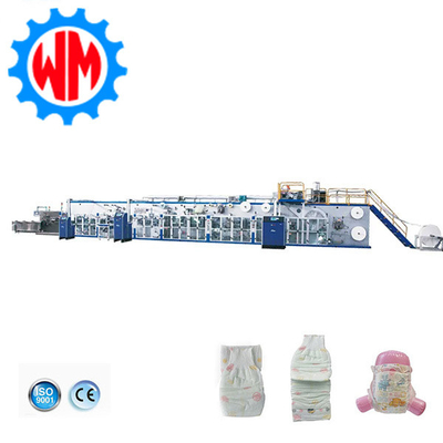 High Speed Baby Windeln Herstellung Maschine Kleines Maßstab Windeln Produktionslinie