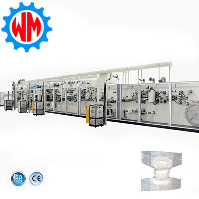 Professionelle Maschine zur Herstellung von Windeln für Erwachsene mit vollem Servo