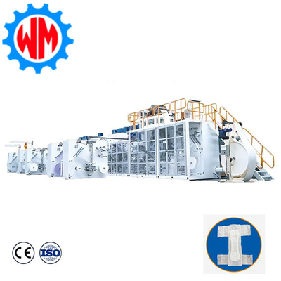 Maschine zur Herstellung von Windeln für Erwachsene mit niedriger Energie mit CE-Hochleistungs-Fullservo