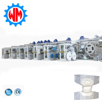 300 Stück/Min. Erwachsene Windelmachmaschine Einwegwindelmaschine mit CE