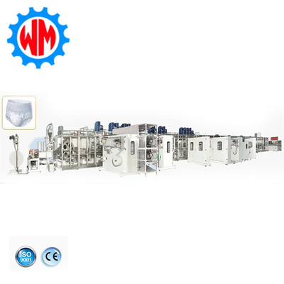 Einfache Wartung Vollservo Großring Taille Baby Windelmachine mit CE