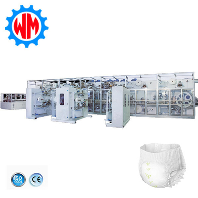 Niedrigere Energie Full Servo Big Ring Waist Baby Windeln Produktionslinie mit CE