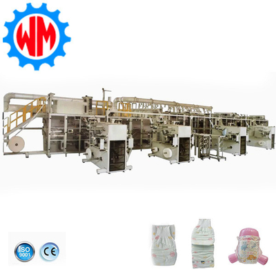 Neues Design Full Servo Big Ring Waist Baby Windelmachine mit Verpackungssystem