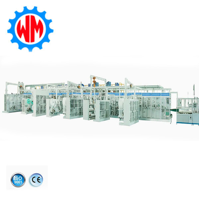 Weltweiter Verkauf Hochgeschwindigkeits-Unterpad-Hochschuh-Liner-Machmaschine PLC-Steuerung