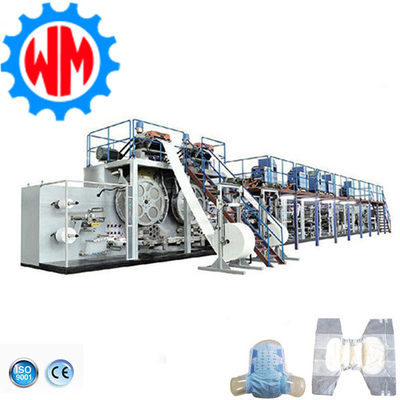 Erweiterte Hochgeschwindigkeitsmaschine 350 PCS/Minute Erwachsene Windeln machen
