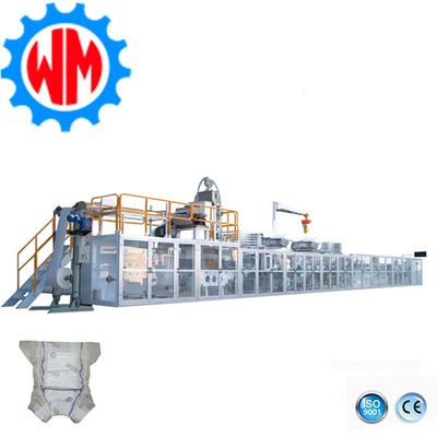 400KW hochwertige neue Babywindelmachmaschine PLC-Steuerung Einfache Bedienung