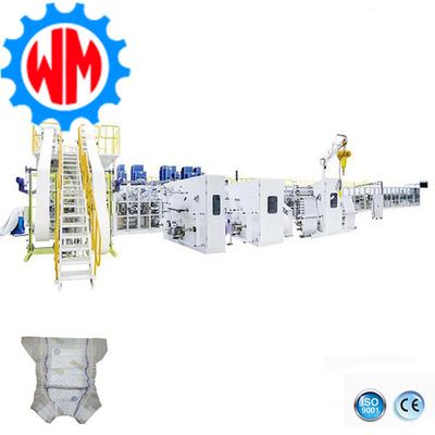 Erweiterte Babywindelmachine mit Verpackungssystem Einfache Bedienung