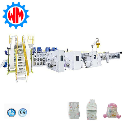 800 Stück/min Hochgeschwindigkeits-Babywindel-Herstellungsanlage, Slip-Windel-Maschine