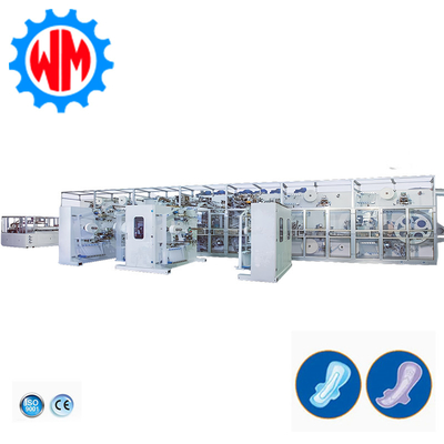 Stabile Arbeit Hygienepads-Herstellungsmaschine 1200 Stück/min Anpassbares System